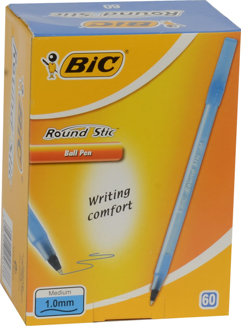 Bic Tükenmez Kalem  Round Stic 60'lı Mavi - BiA Birlikte Alım