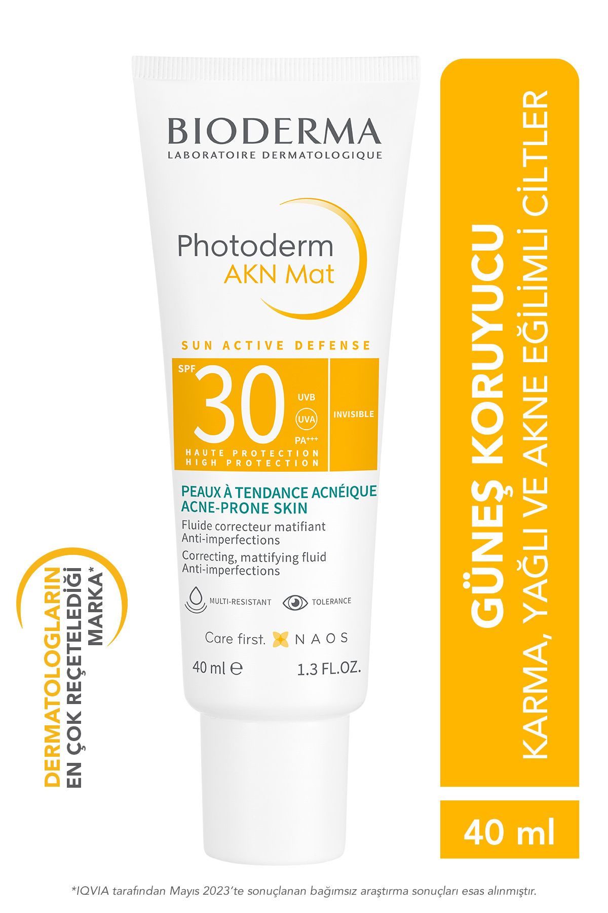 Bioderma Photoderm Akn Mat,Bioderma güneş koruyucu,matlaştırıcı güneş koruyucu,SPF30 güneş koruyucu,yağlı ciltler için güneş koruyucu,40ml güneş koruyucu