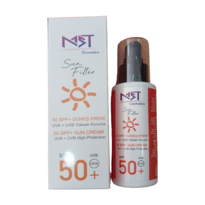 MST Cosmetics Sun Filter 50 SPF+  Güneş Kremi (IPHONE HEDİYELİ)